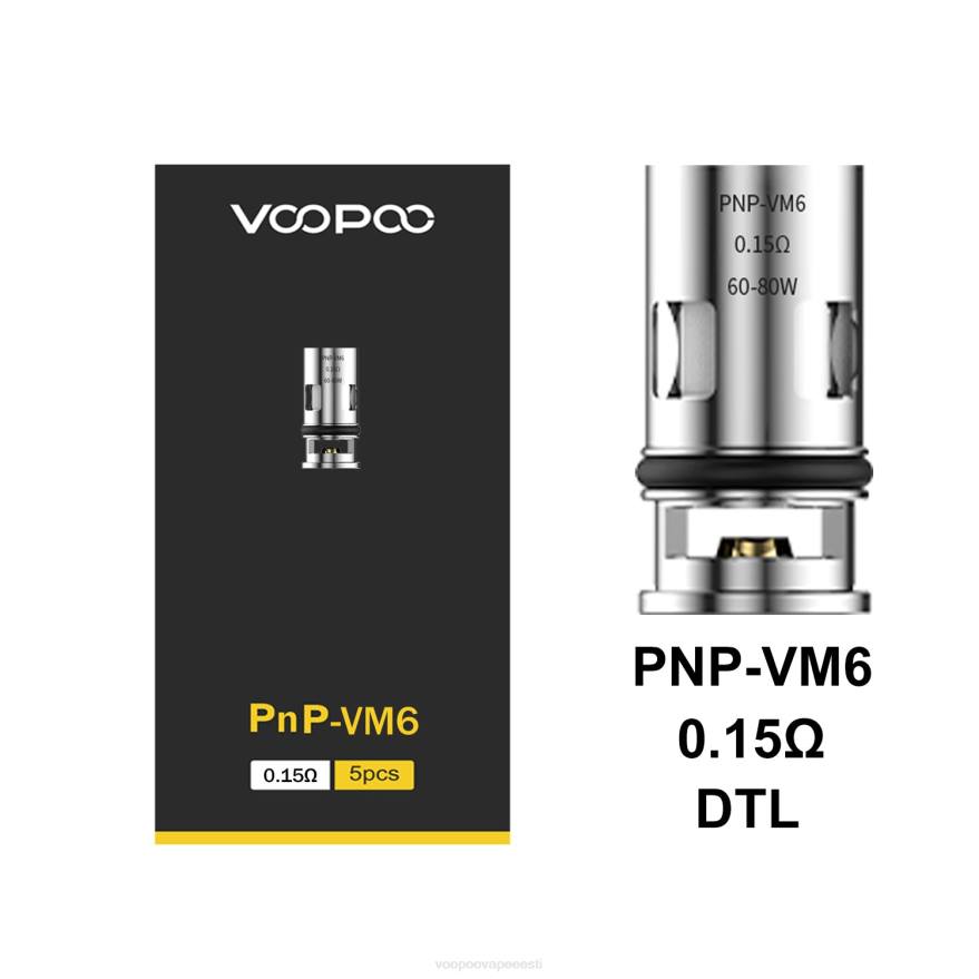 VOOPOO PNP rullid (5tk) pnp-c1 VOOPOO vape price 08L8584