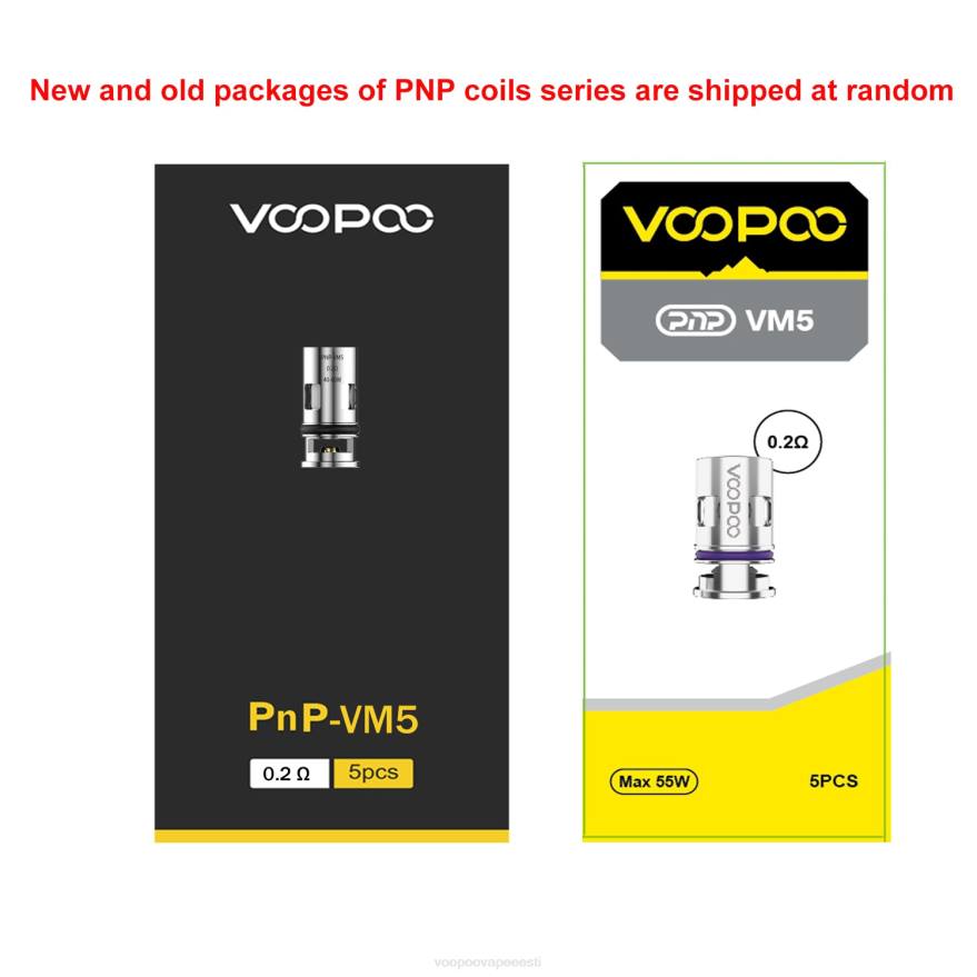 VOOPOO PNP rullid (5tk) pnp-c1 VOOPOO vape price 08L8584