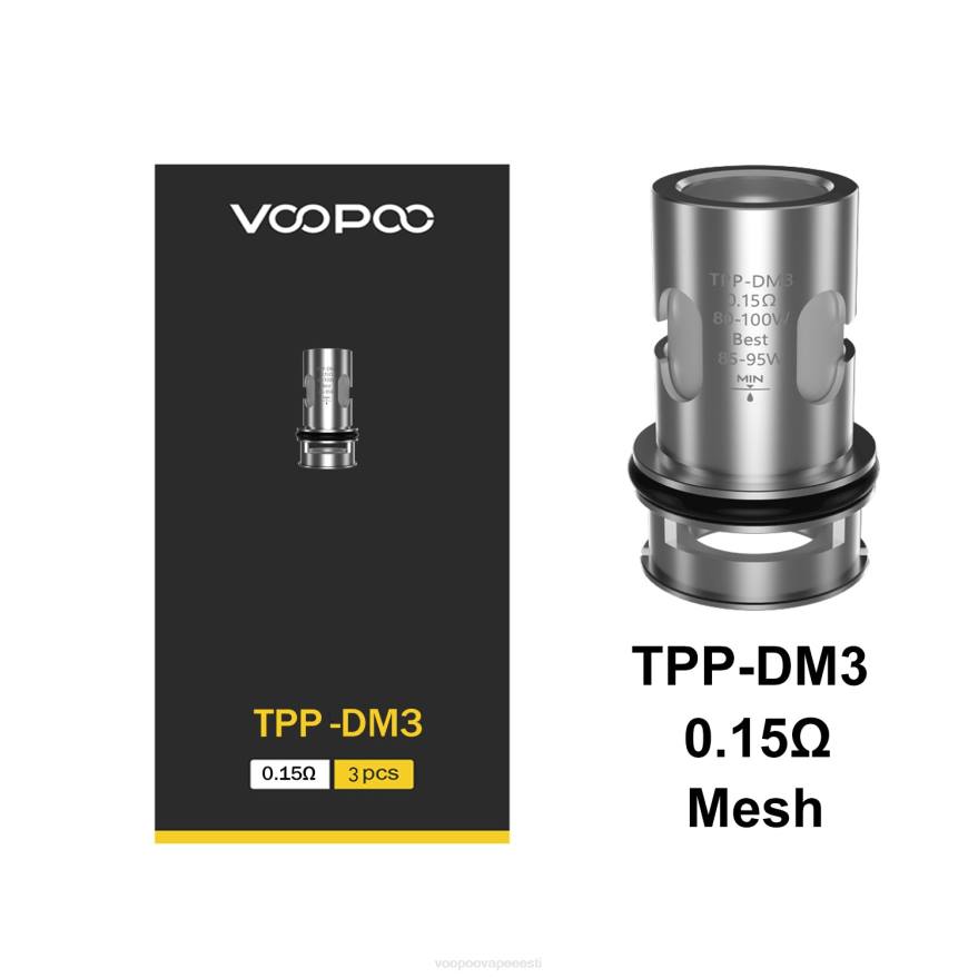 VOOPOO TPP rullid (3tk) tpp-dm3 VOOPOO vape pen 08L8610