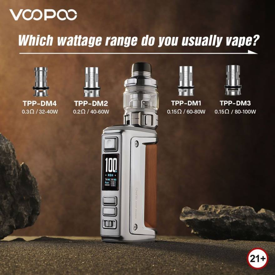 VOOPOO ARGUS GT II paagi komplekt grafiit VOOPOO vape eesti 08L81