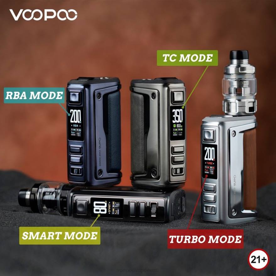VOOPOO ARGUS GT II paagi komplekt grafiit VOOPOO vape eesti 08L81