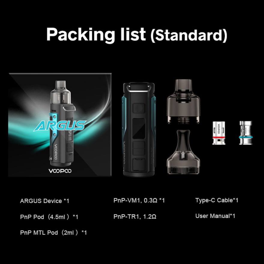 VOOPOO ARGUS pod mod komplekt bensiin roheline-hõbe VOOPOO vape amazon 08L877