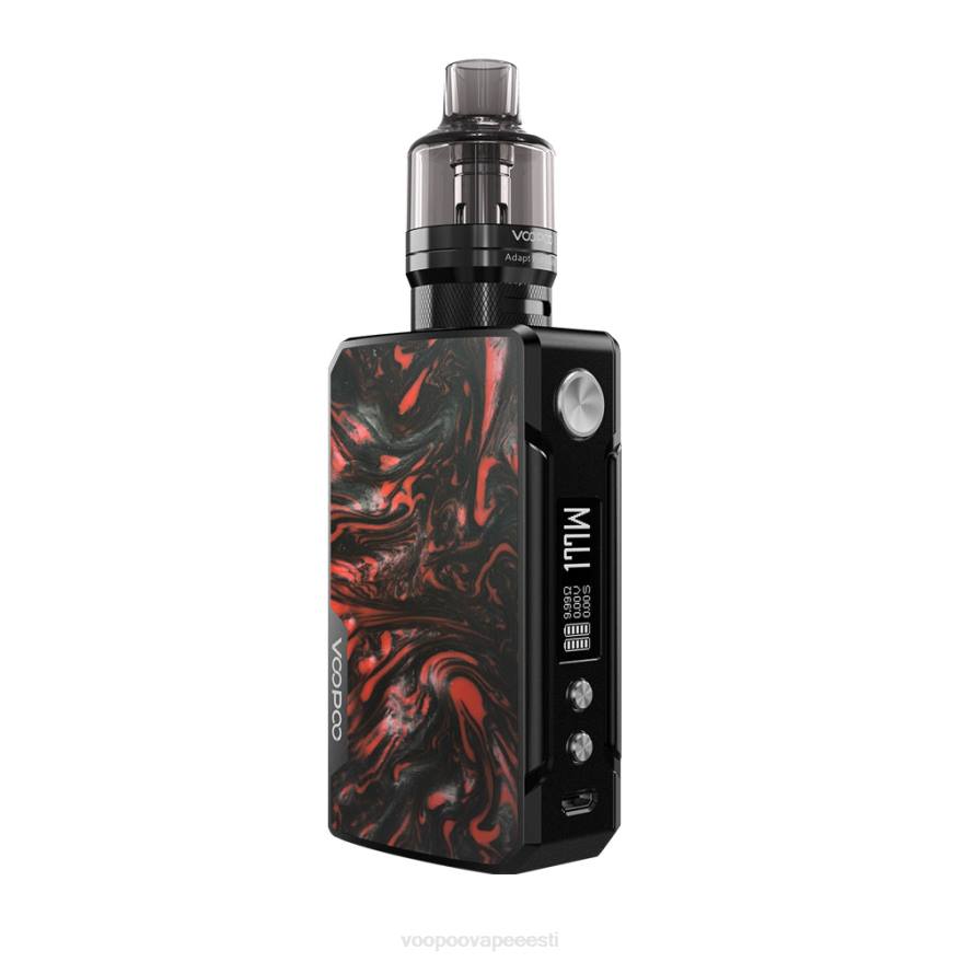 VOOPOO DRAG 2 värskenda väljaannet must-sarlak VOOPOO vape mod 08L8328