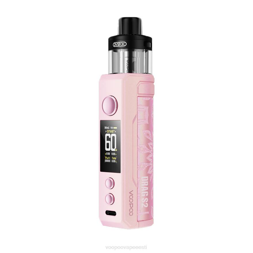 VOOPOO DRAG S2 pod mod komplekt helendav roosa VOOPOO vape store 08L8259