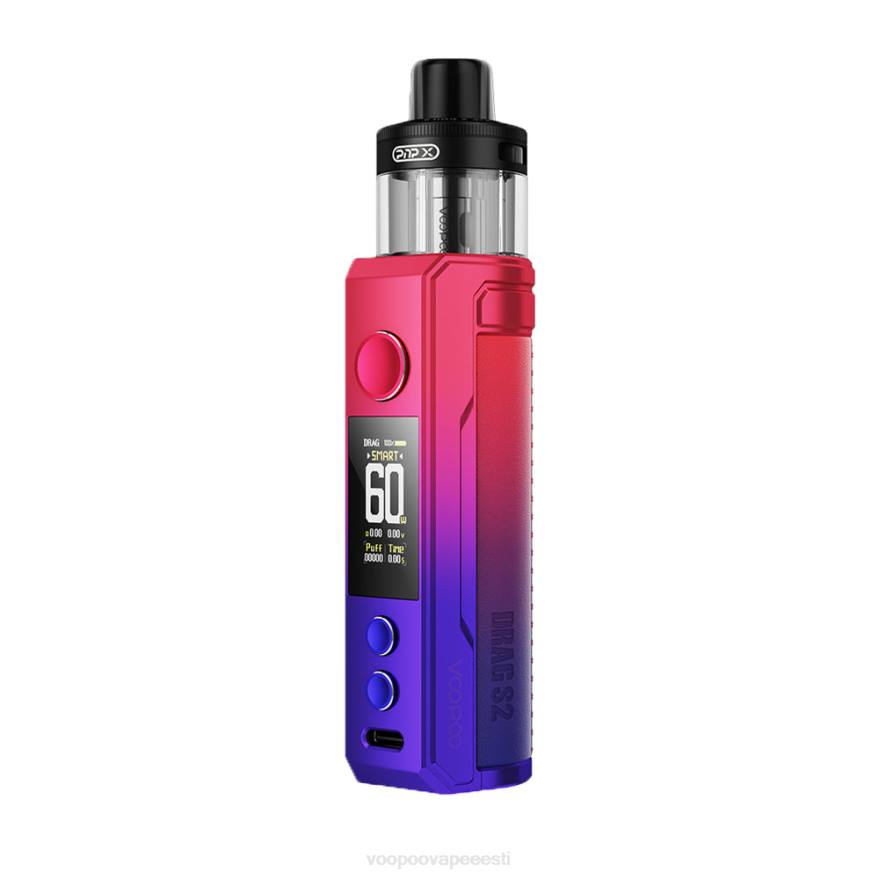 VOOPOO DRAG S2 pod mod komplekt moodne punane VOOPOO vape mod 08L8258