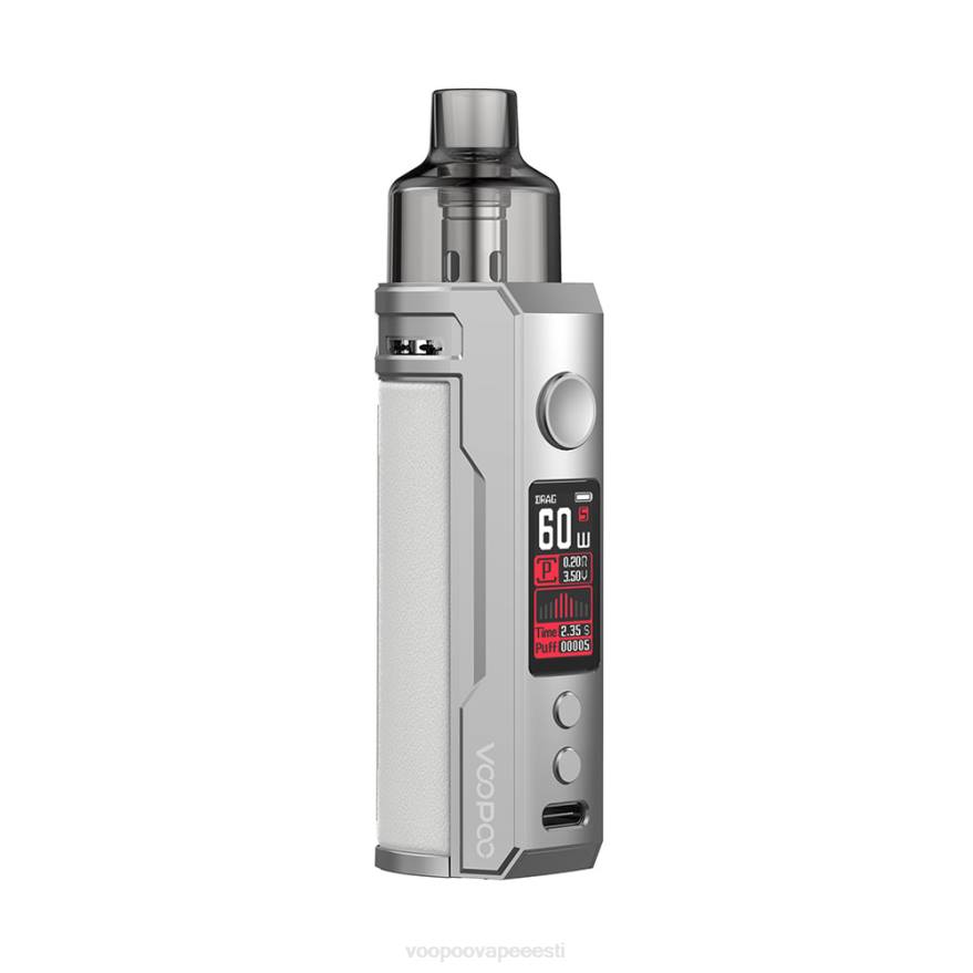VOOPOO DRAG S pod mod komplekt hõbedane valge VOOPOO vape eesti 08L8201
