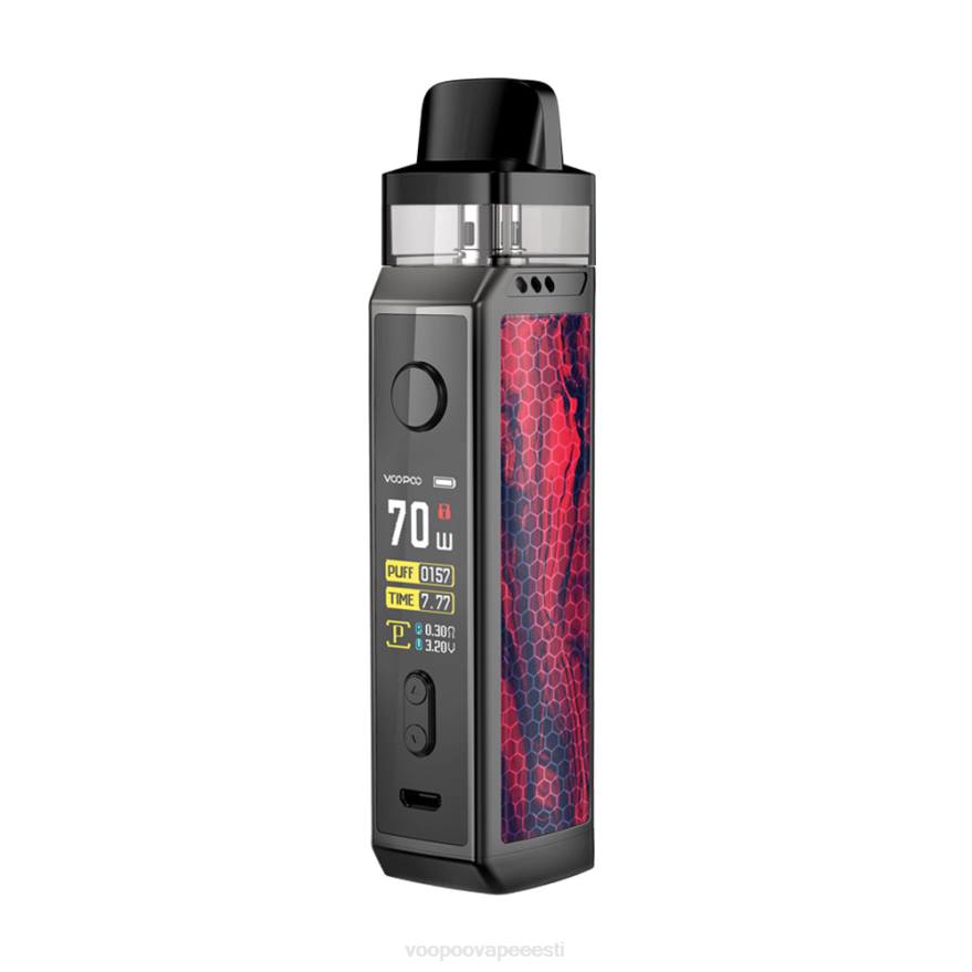 VOOPOO VINCI X mod pod komplekt helepunane VOOPOO vape pen 08L8390